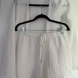 Two-Piece Set white summer